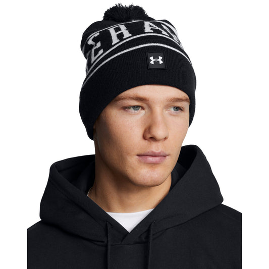 Under Armour UA Halftime Fleece Pom Golf Beanie Hat